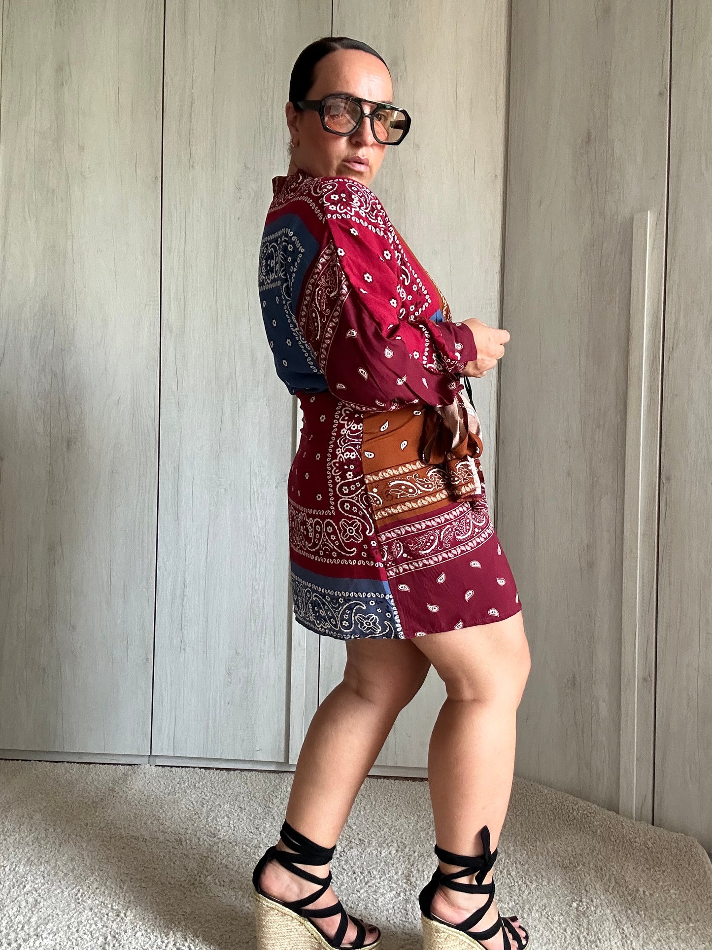 ABITO PORTAFOGLIO AMBER BORDEAUX ✨