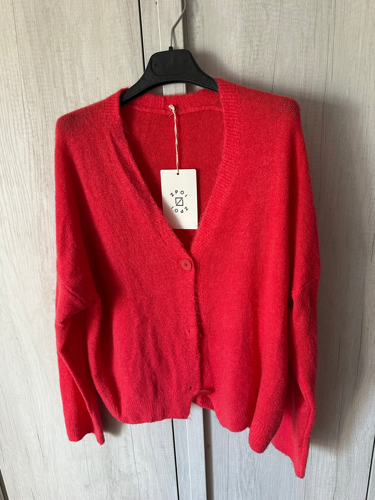 Cardigan in lana fina