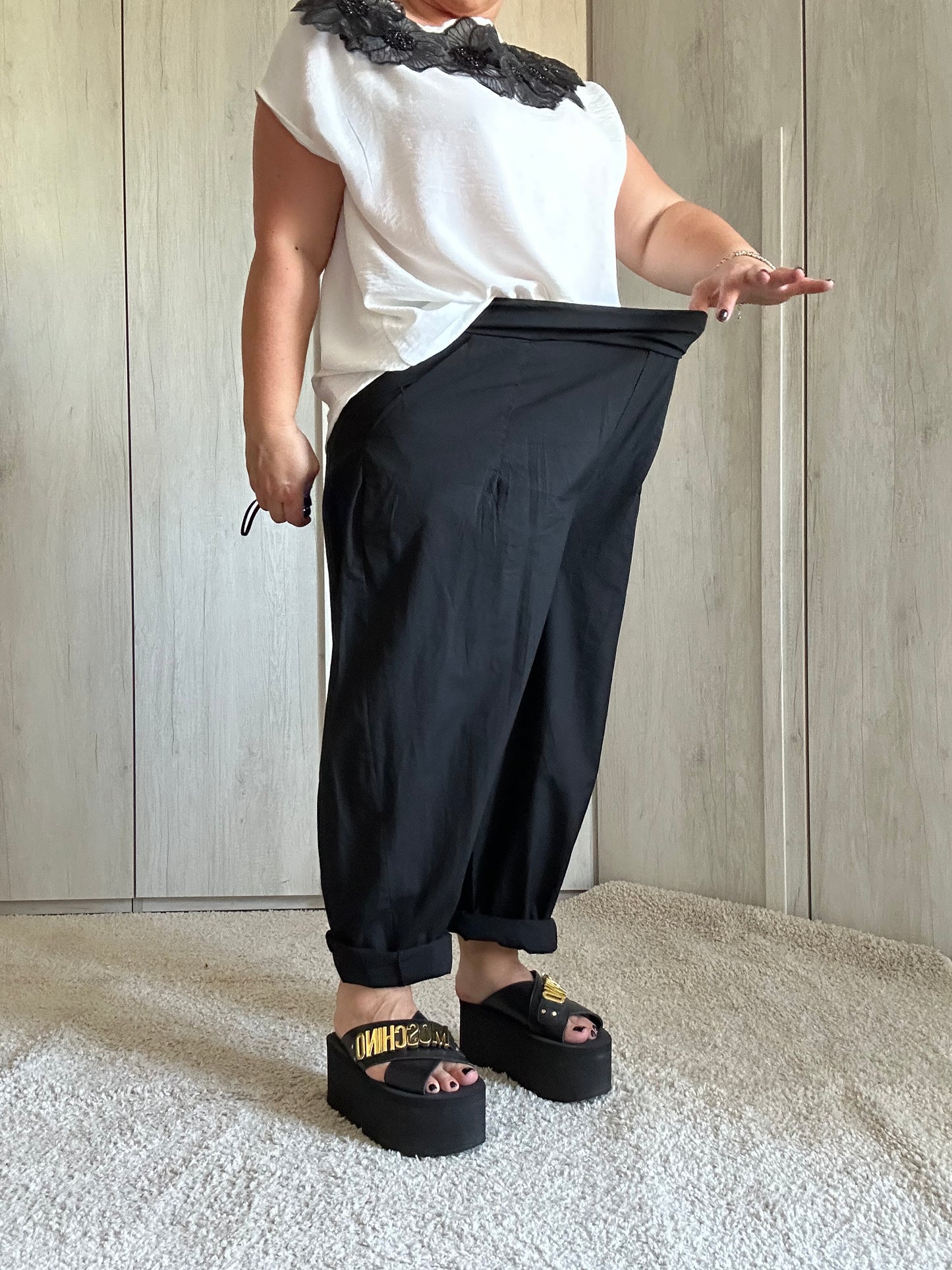 PANTALONE SAHARA NERO ✨
