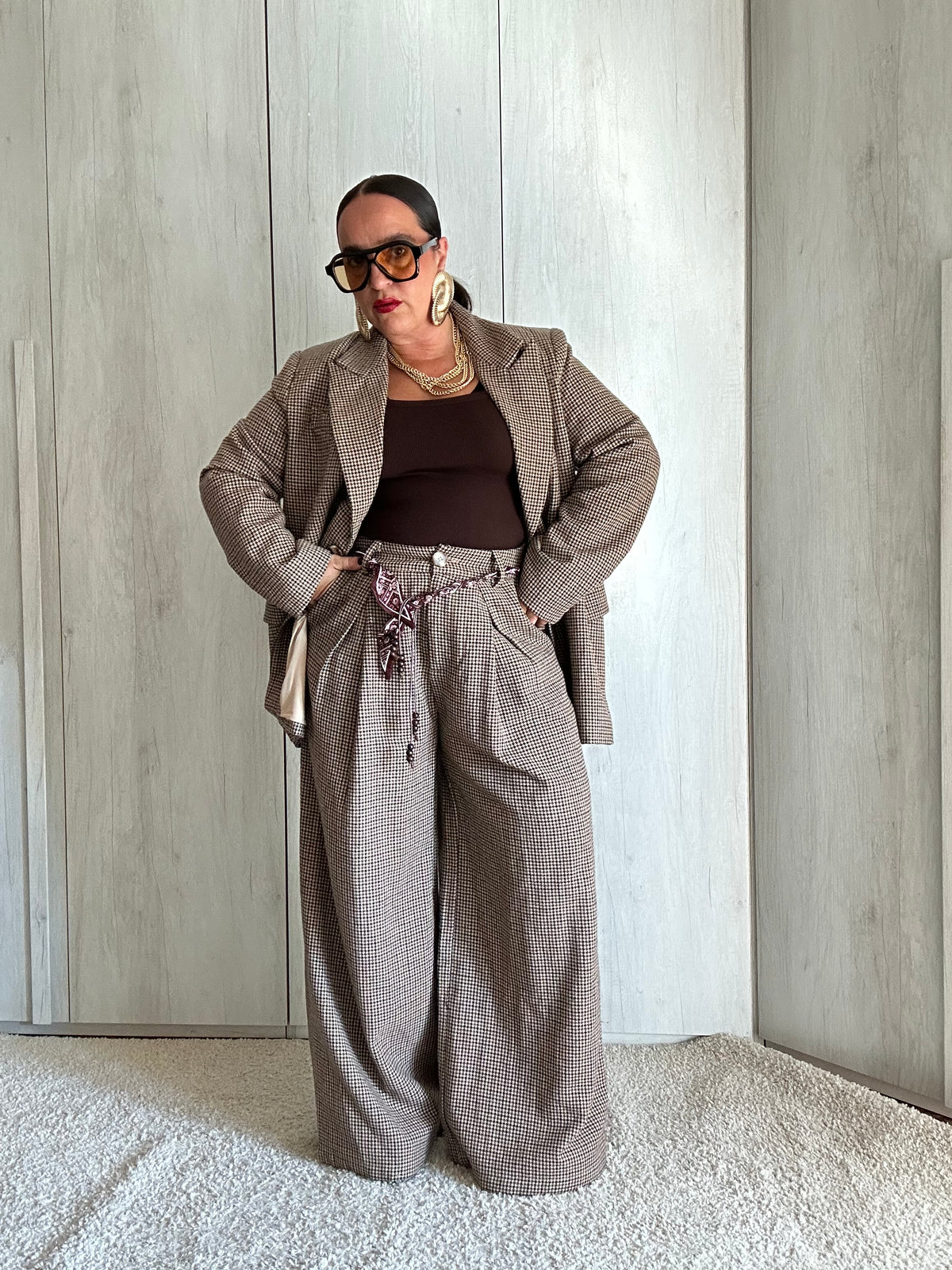 Pantalone Pied De Poule