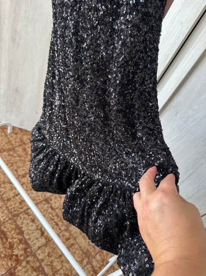 Abitino nero con paillettes