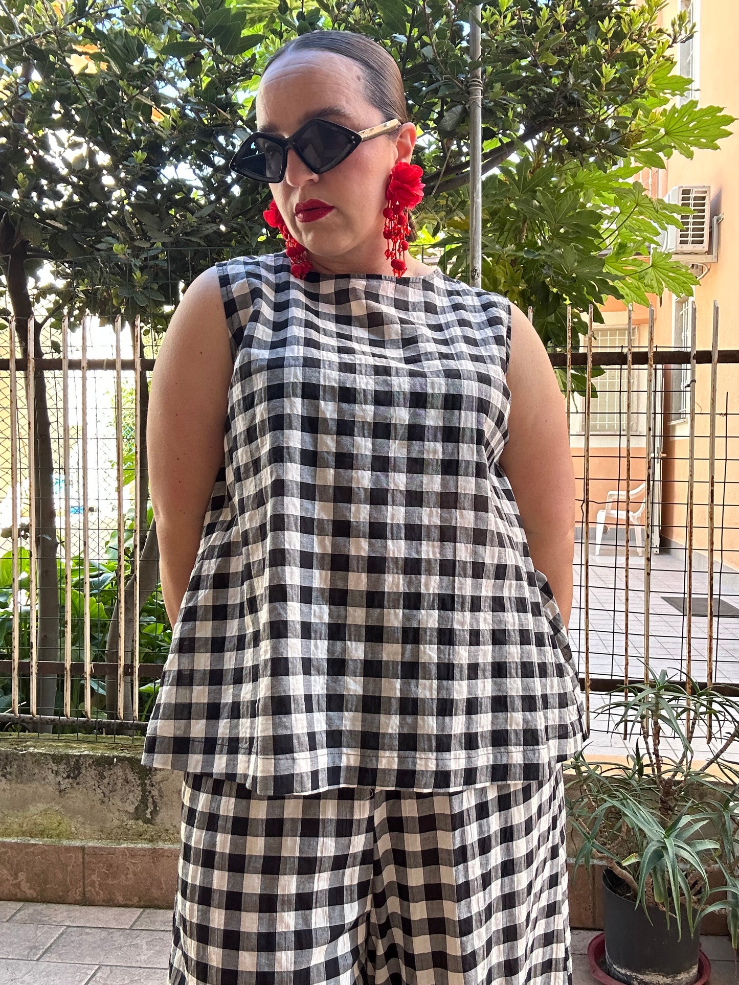 COORDINATO VICKY A QUADRI