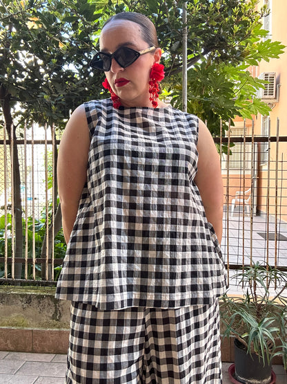 COORDINATO VICKY A QUADRI
