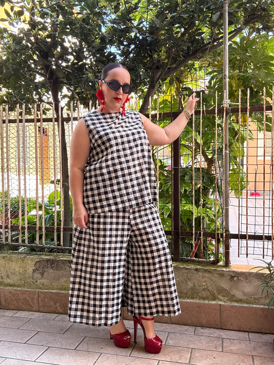 COORDINATO VICKY A QUADRI