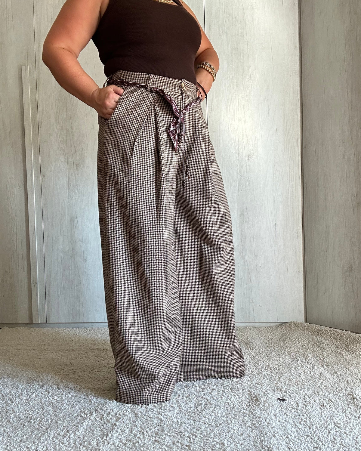 Pantalone Pied De Poule