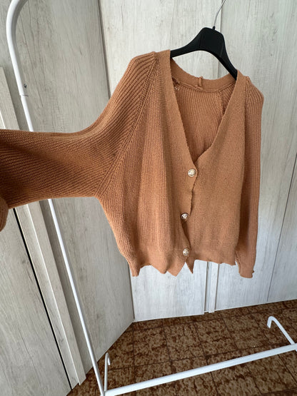 Cardigan cammelo