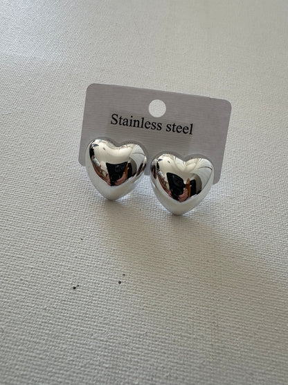 Orecchino cuore misti