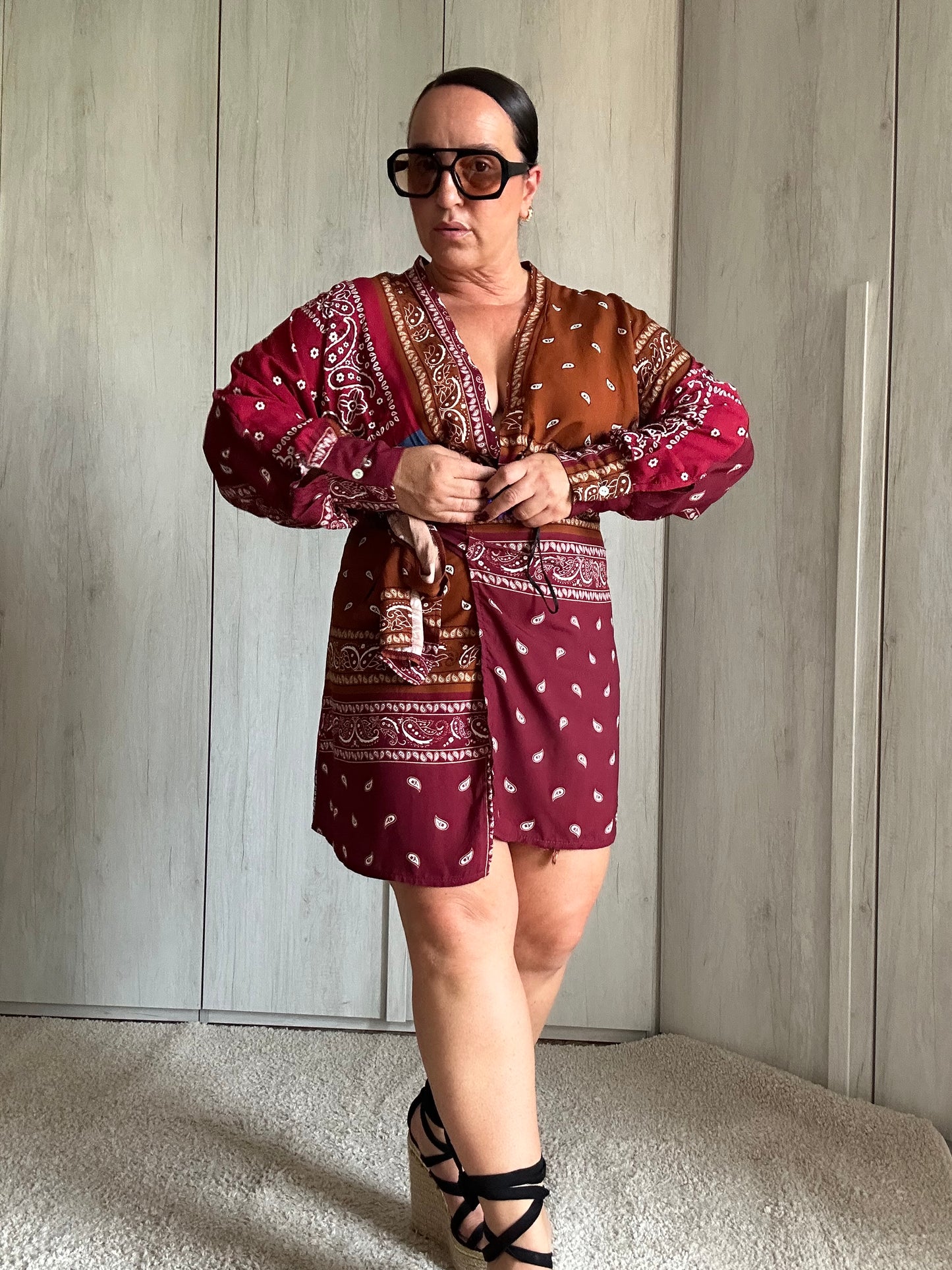 ABITO PORTAFOGLIO AMBER BORDEAUX ✨
