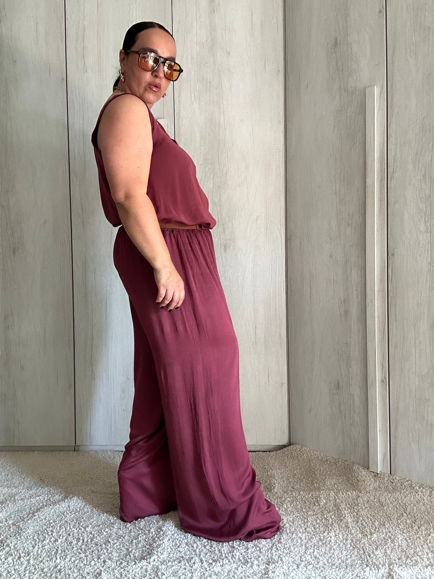 COMPLETO CLARA BORDEAUX