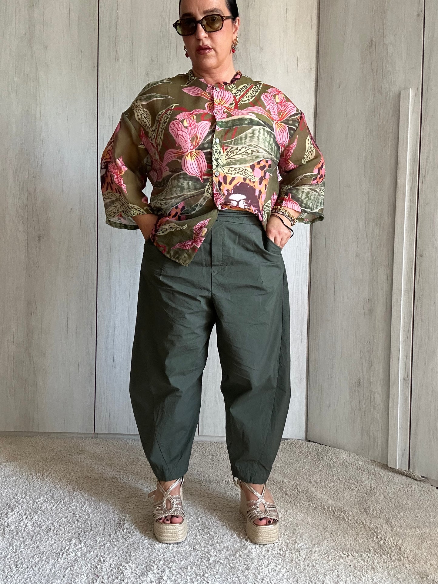 PANTALONE BALLON OLIVA