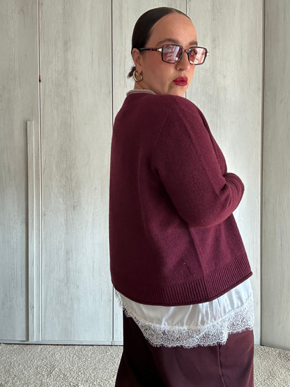 Maglia Luna Bordeaux ✨