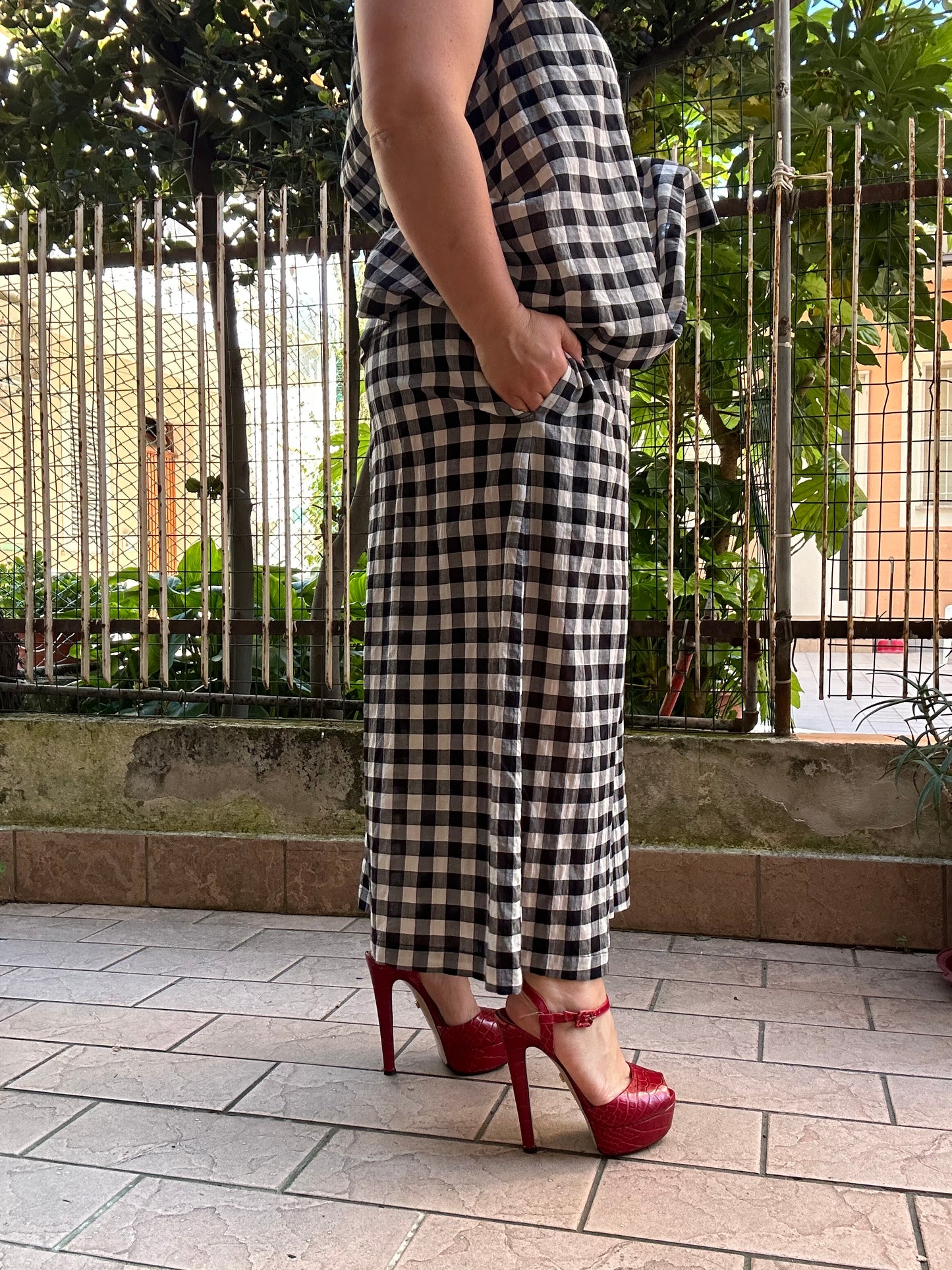 COORDINATO VICKY A QUADRI