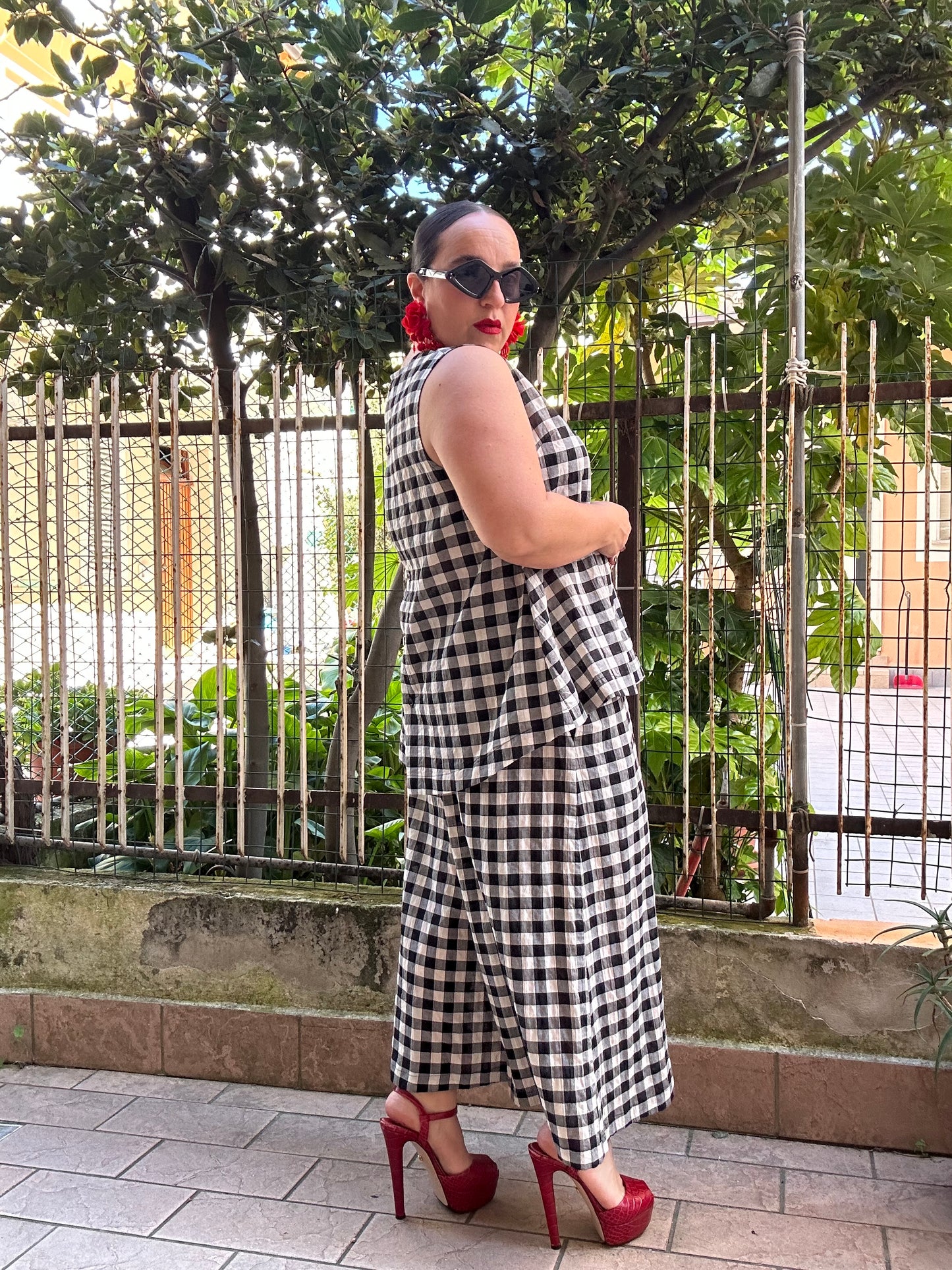COORDINATO VICKY A QUADRI