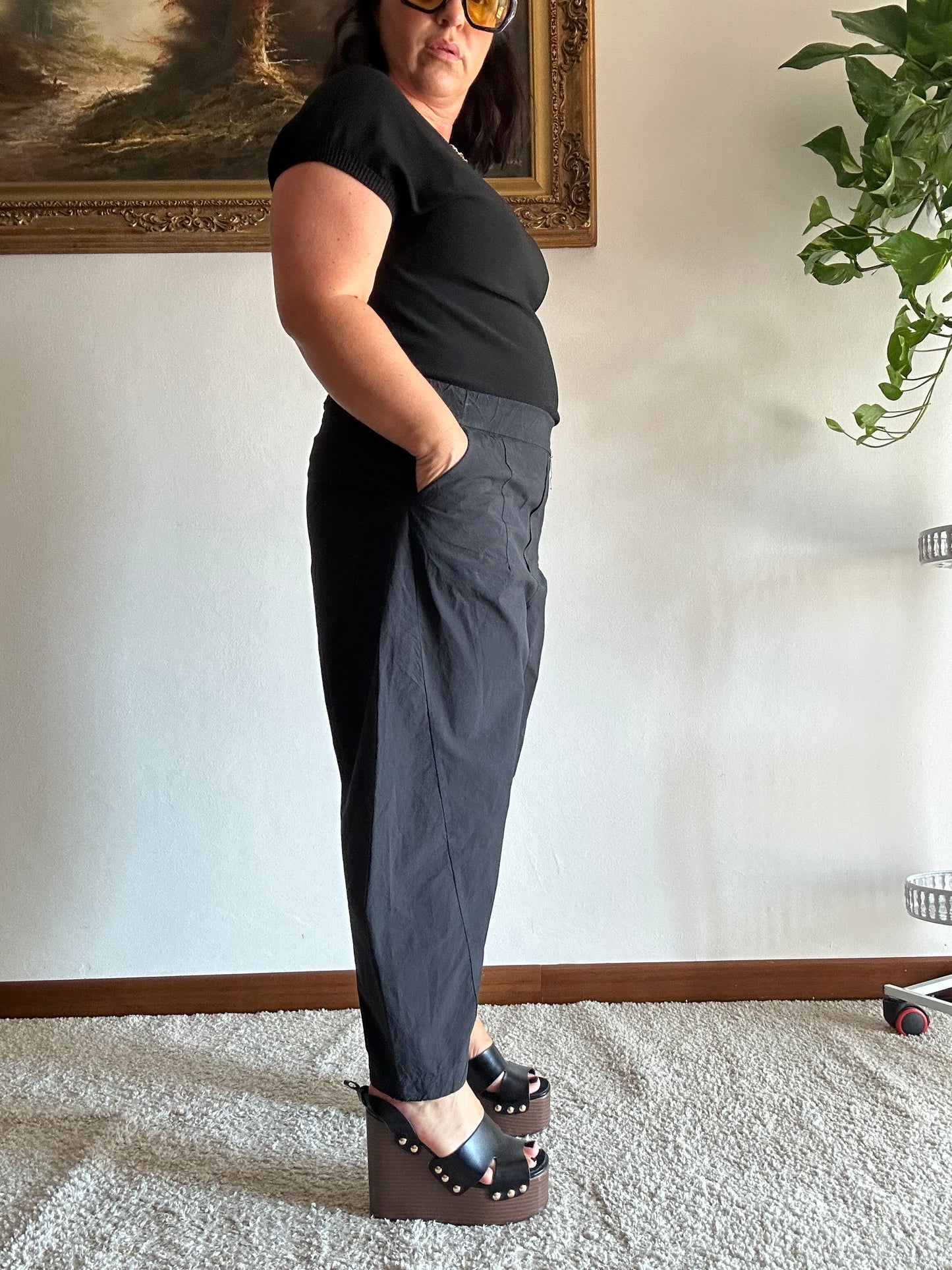 PANTALONE BALLON NERO