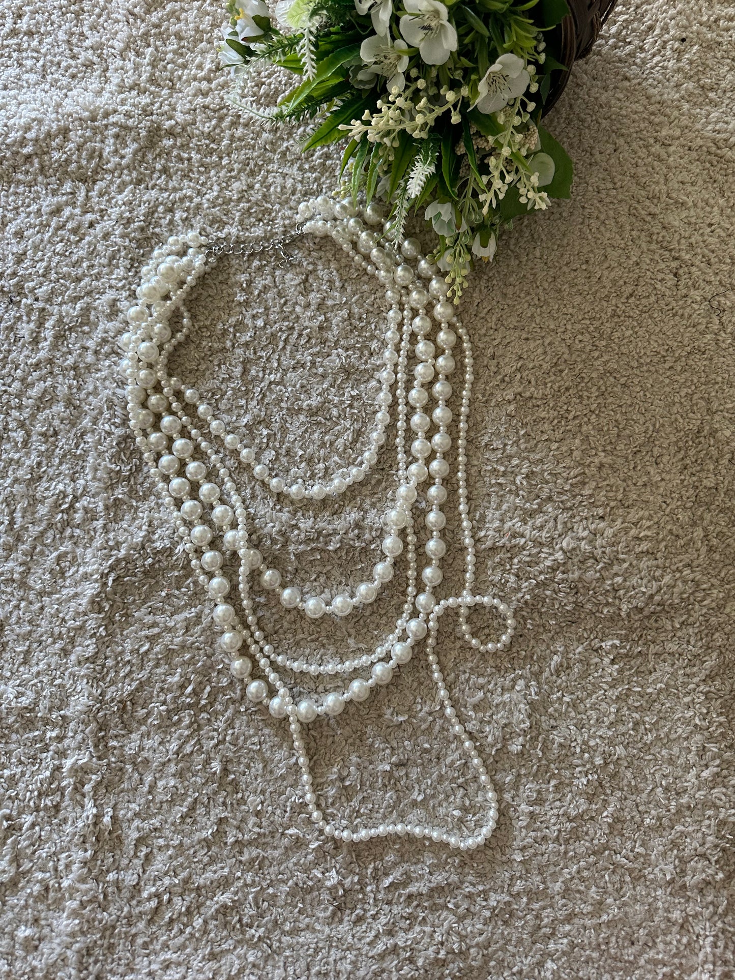 COLLANA DI PERLE MULTIFILO