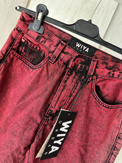 Jeans WIYA  bordeaux TGXS
