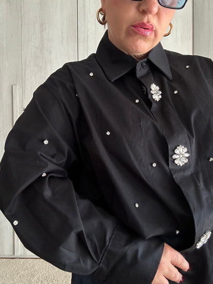 🖤 Camicia oversize Gioiello