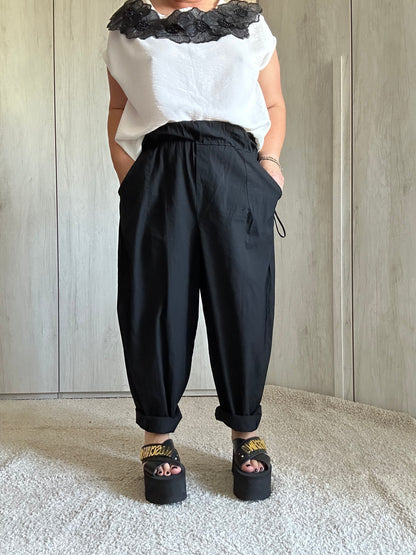 PANTALONE SAHARA NERO ✨