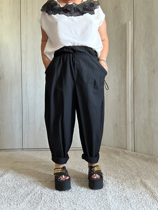 PANTALONE SAHARA NERO ✨
