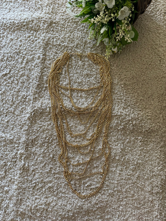 COLLANA GOLD MULTIFILO