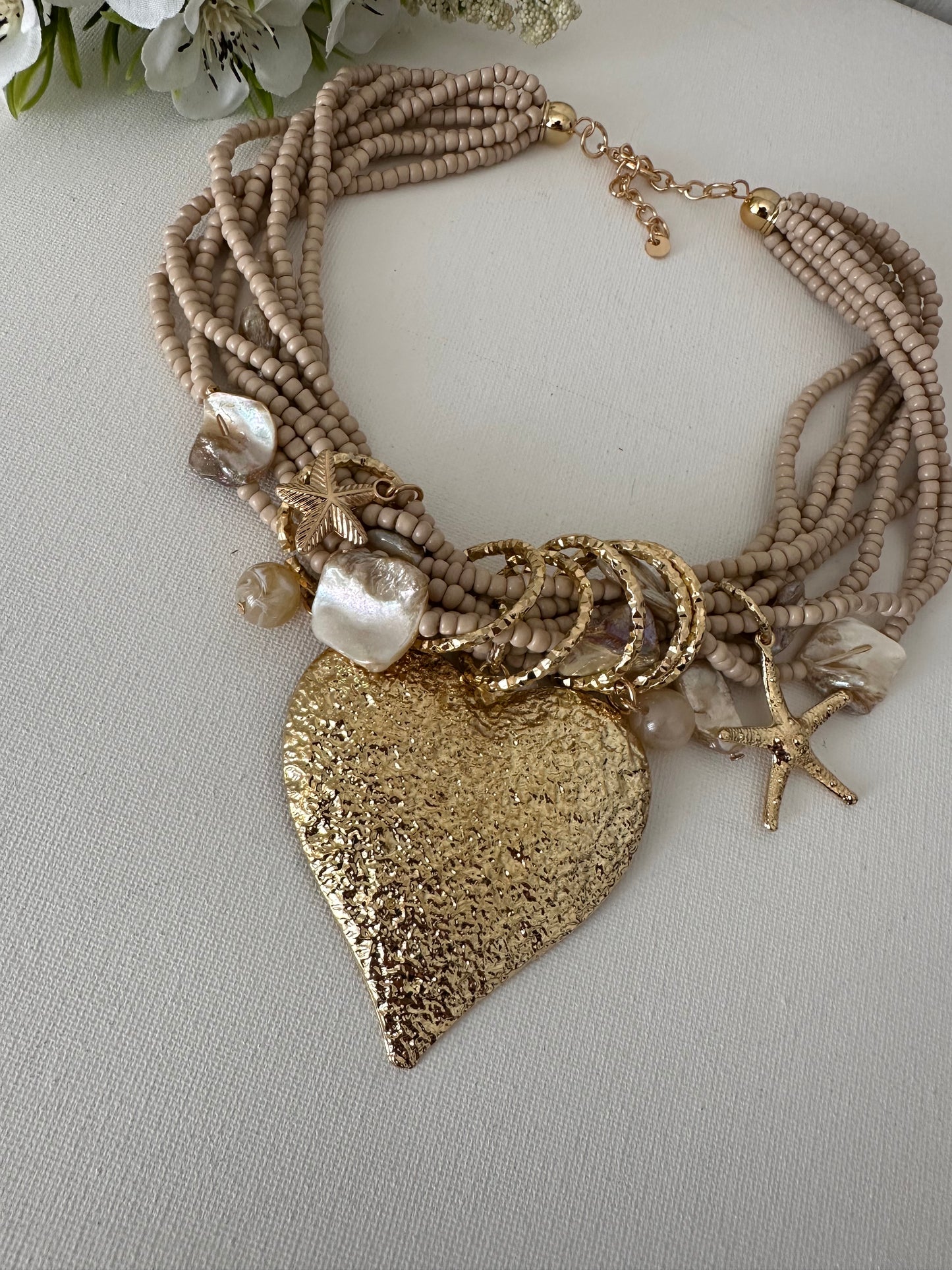 COLLANA CON CHARMS CUORE