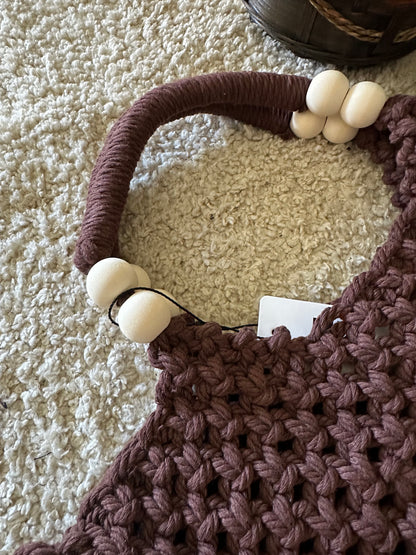 BORSA FRANGE IN MACRAMÉ
