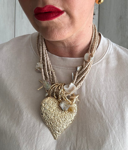 COLLANA CON CHARMS CUORE