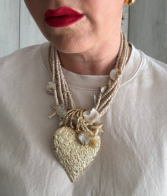 COLLANA CON CHARMS CUORE
