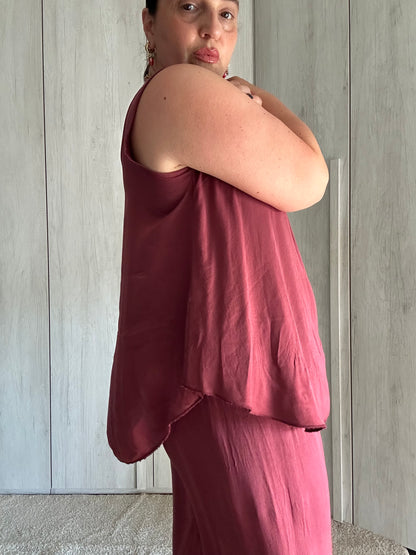 COMPLETO CLARA BORDEAUX