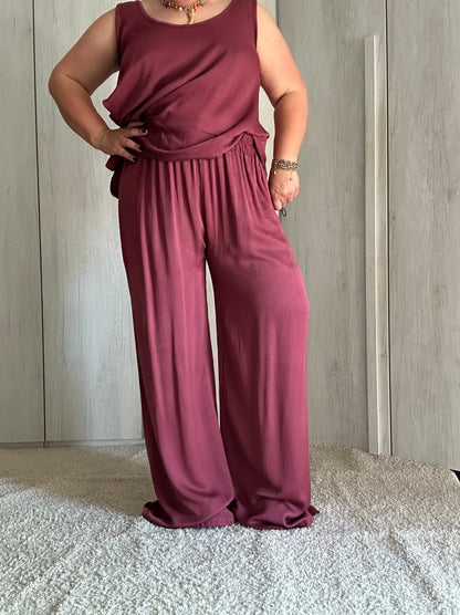 COMPLETO CLARA BORDEAUX