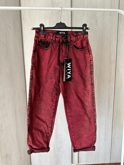 Jeans WIYA  bordeaux TGXS