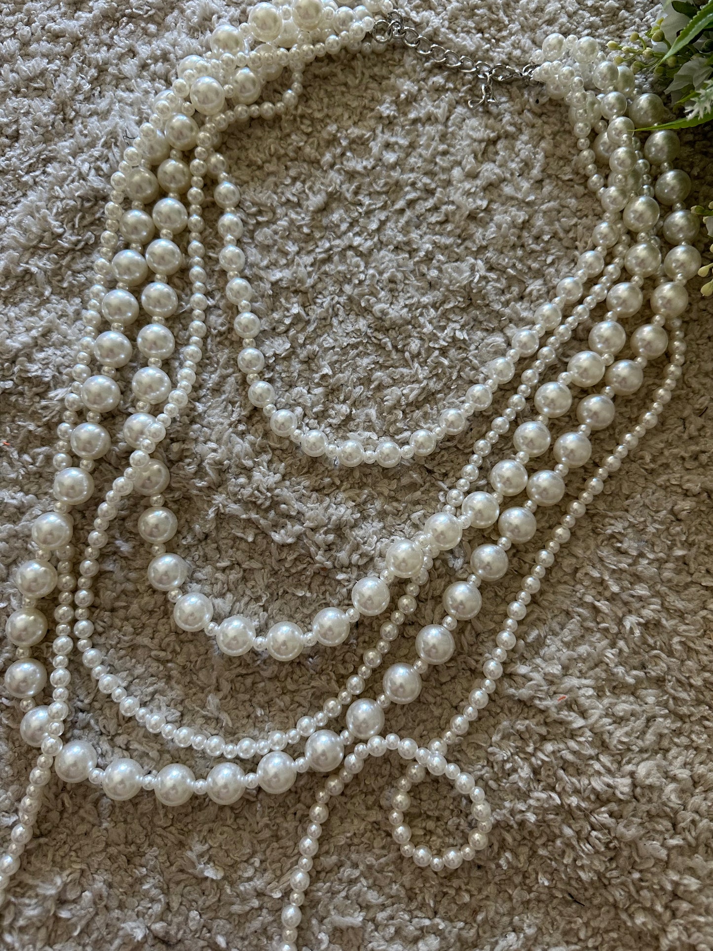 COLLANA DI PERLE MULTIFILO