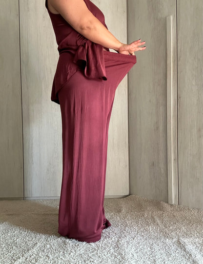 COMPLETO CLARA BORDEAUX