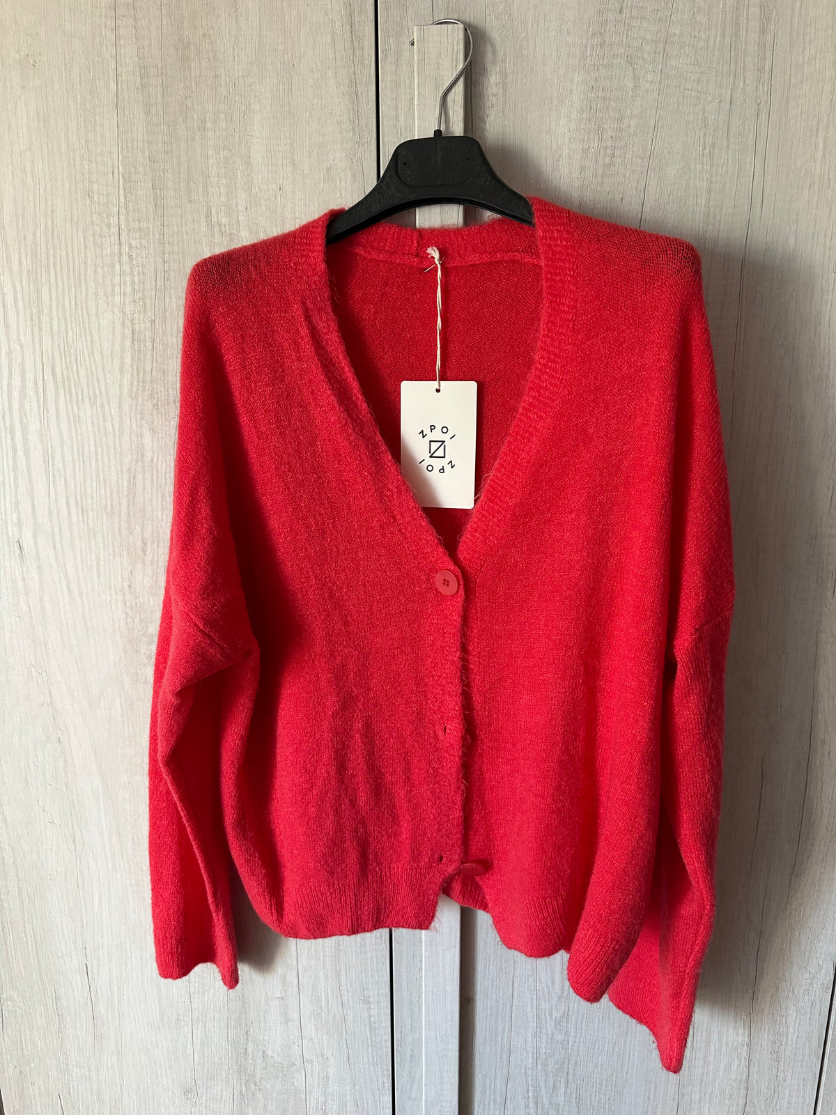 Cardigan in lana fina