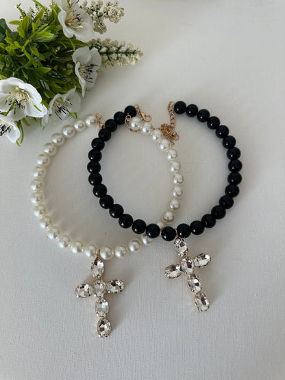 COLLANA CROCE GLAM