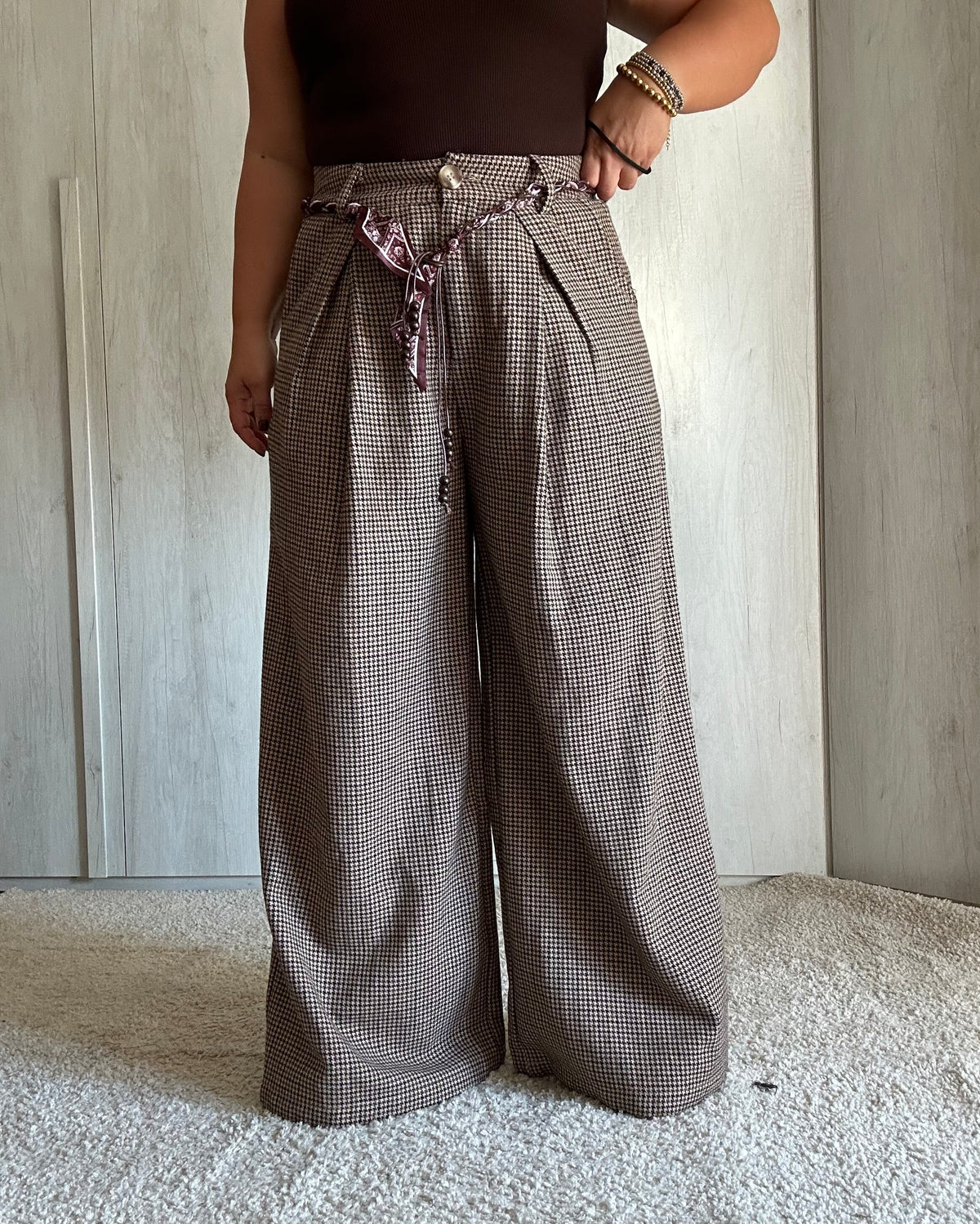 Pantalone Pied De Poule