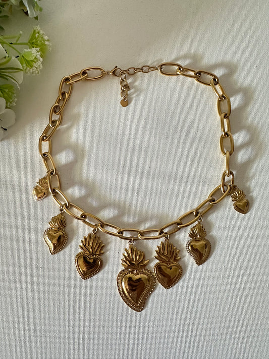 COLLANA CUORE SACRO