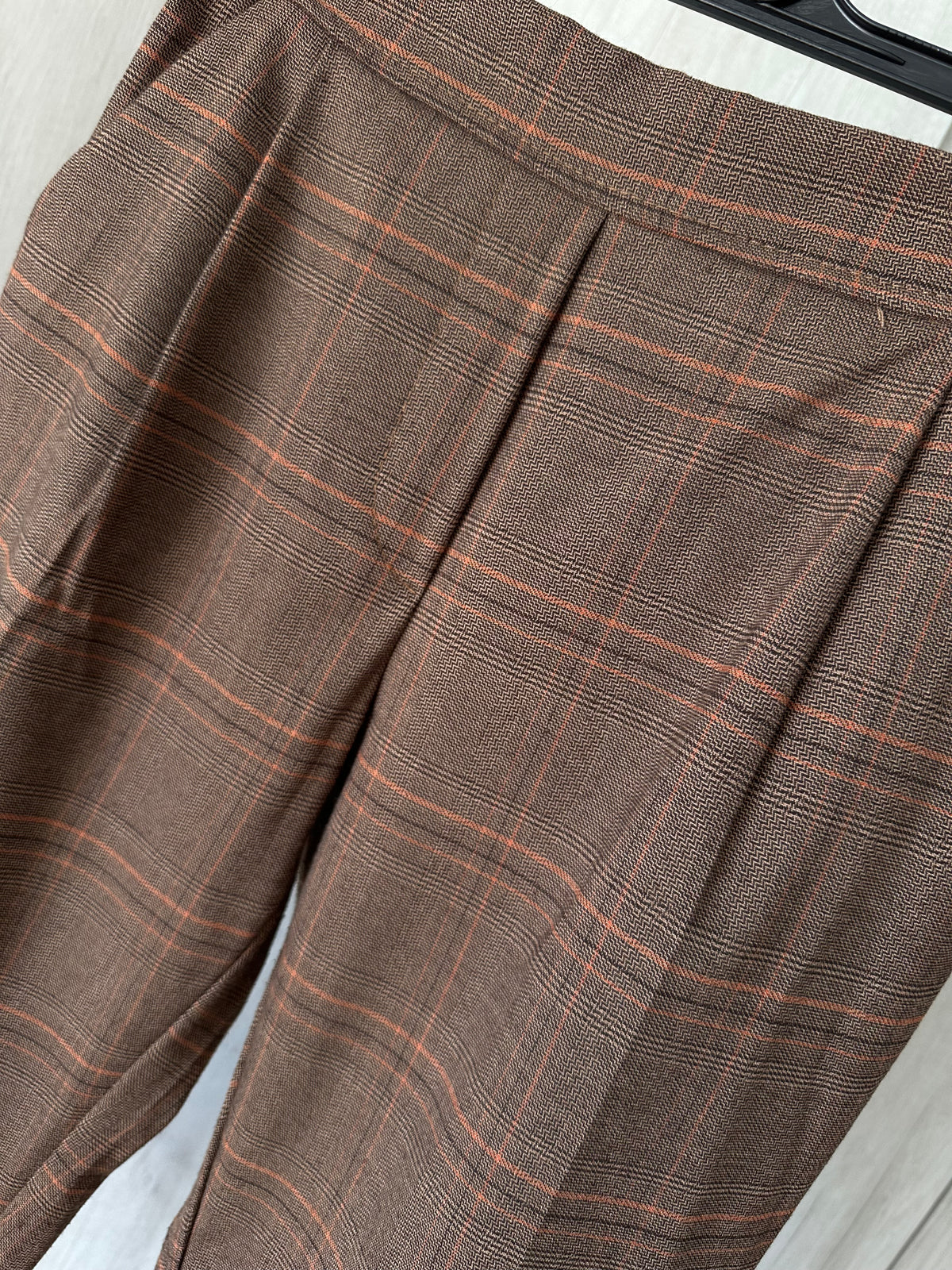 Pantalone a sigaretta fantasia check