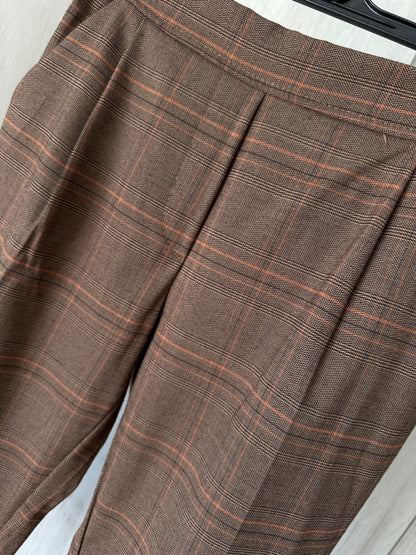Pantalone a sigaretta fantasia check