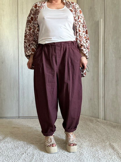 PANTALONE SAHARA COLOR VINO 🍷