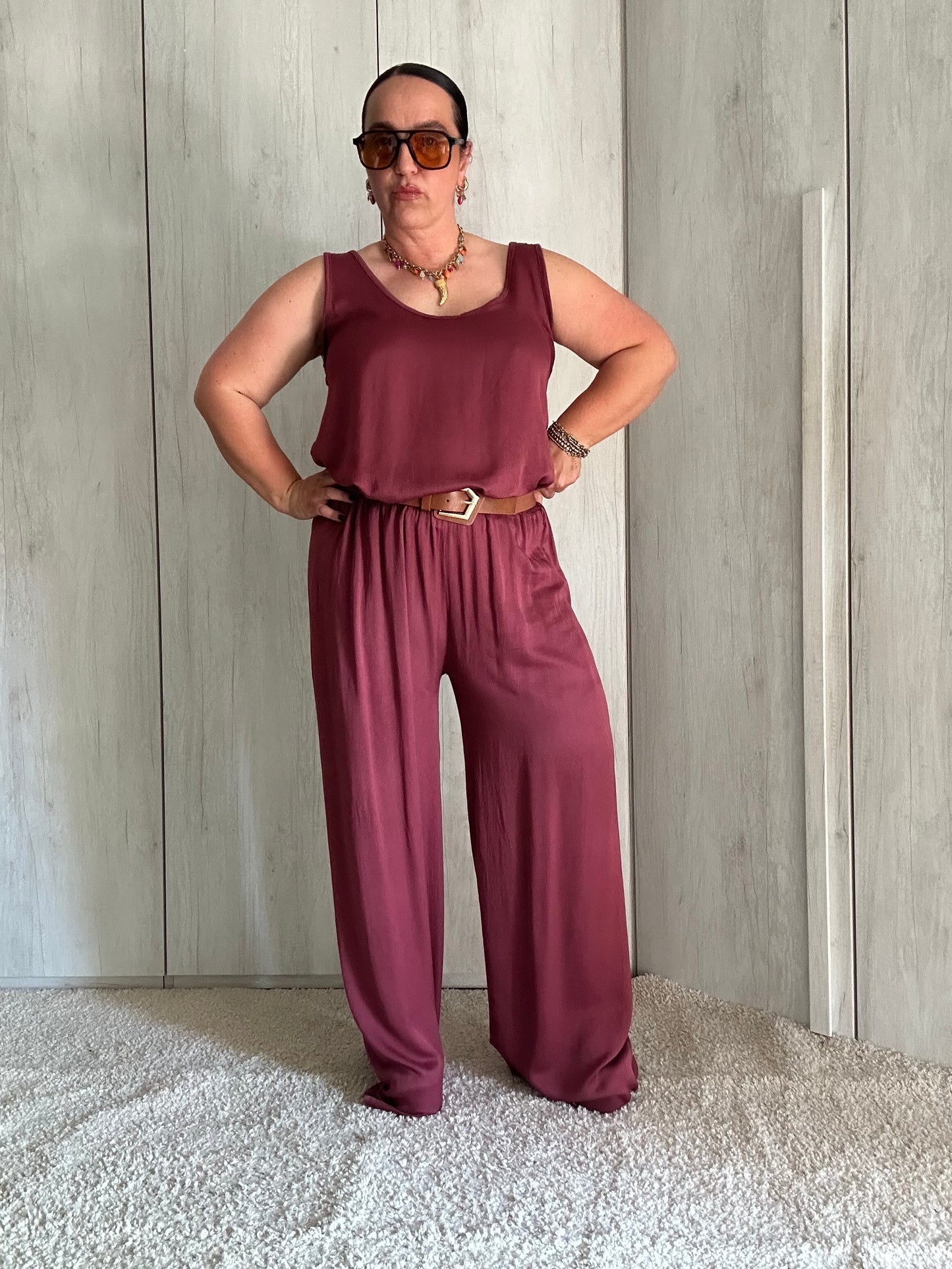 COMPLETO CLARA BORDEAUX