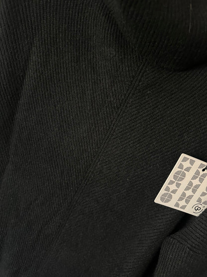Abito Nero In Maglia