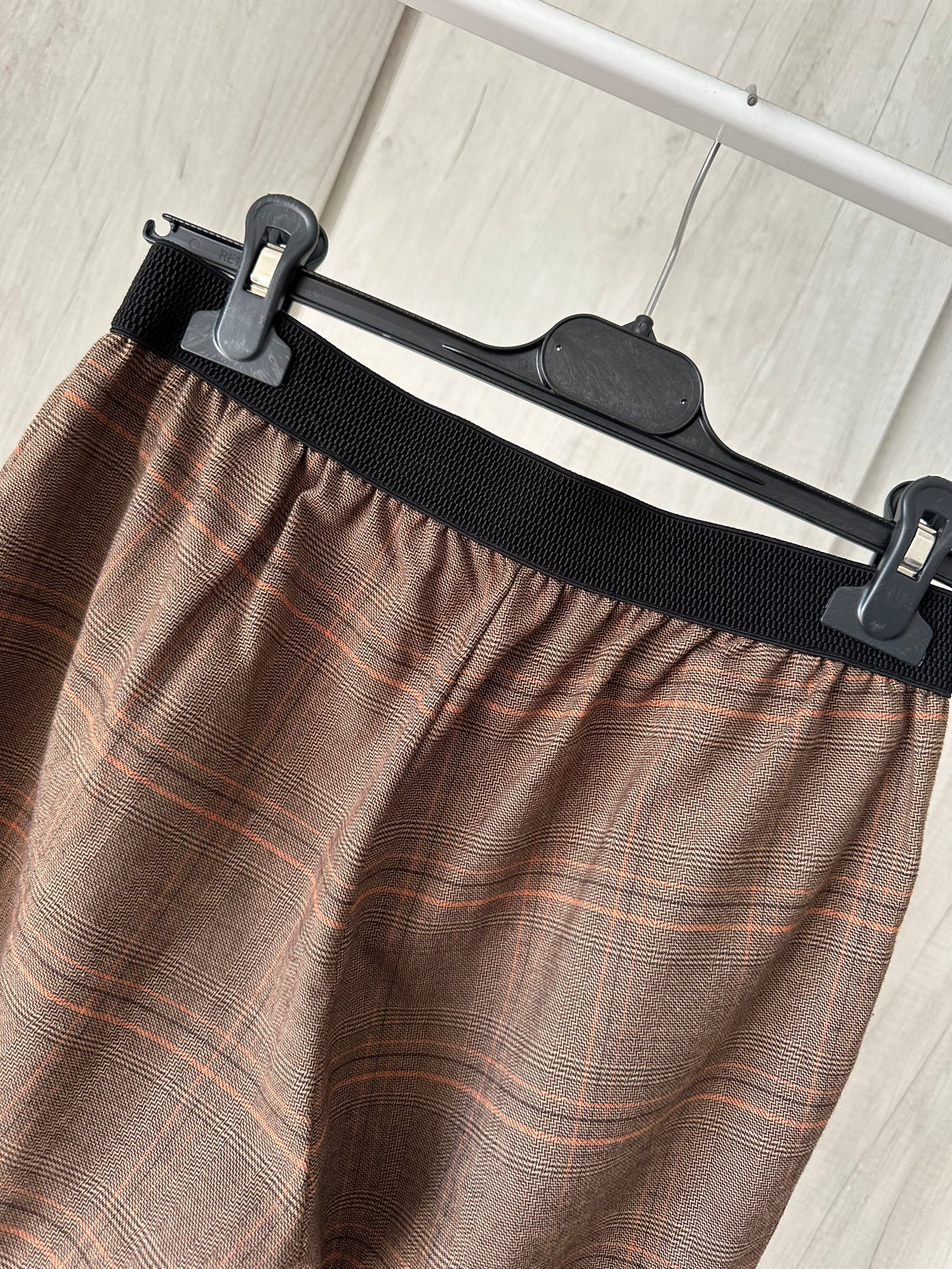 Pantalone a sigaretta fantasia check