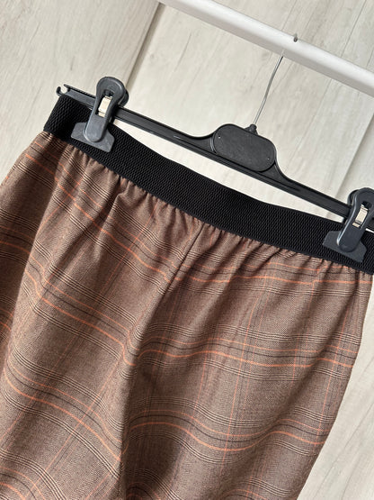 Pantalone a sigaretta fantasia check