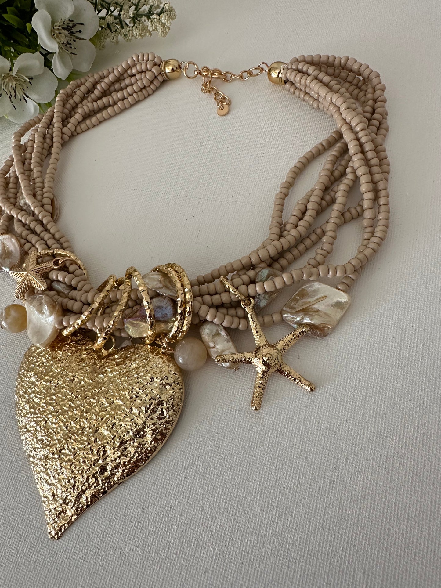 COLLANA CON CHARMS CUORE