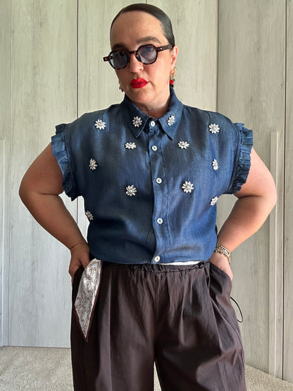 CAMICIA JEWEL DENIM ✨