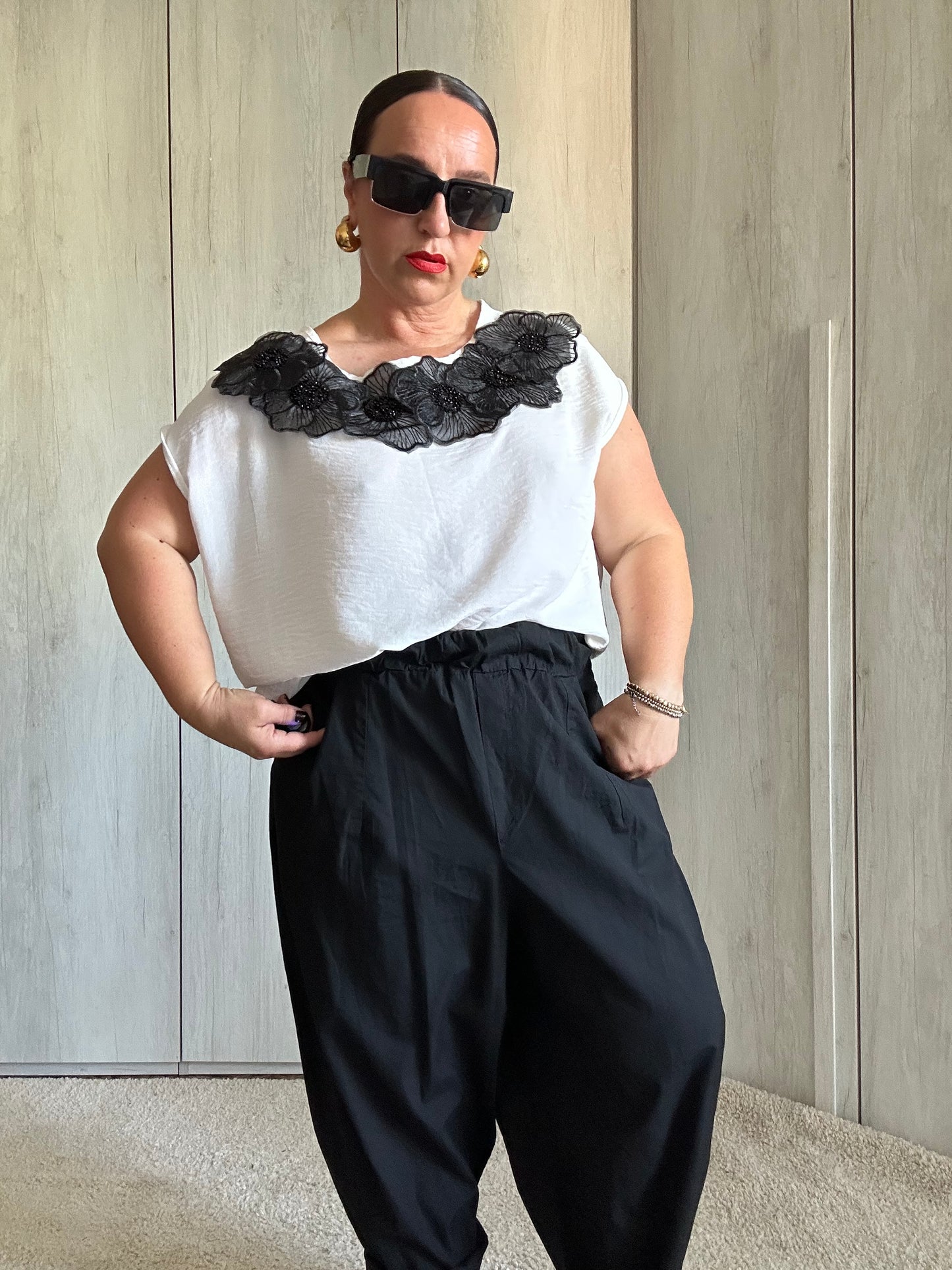 BLUSA PETALI NERI 🖤✨