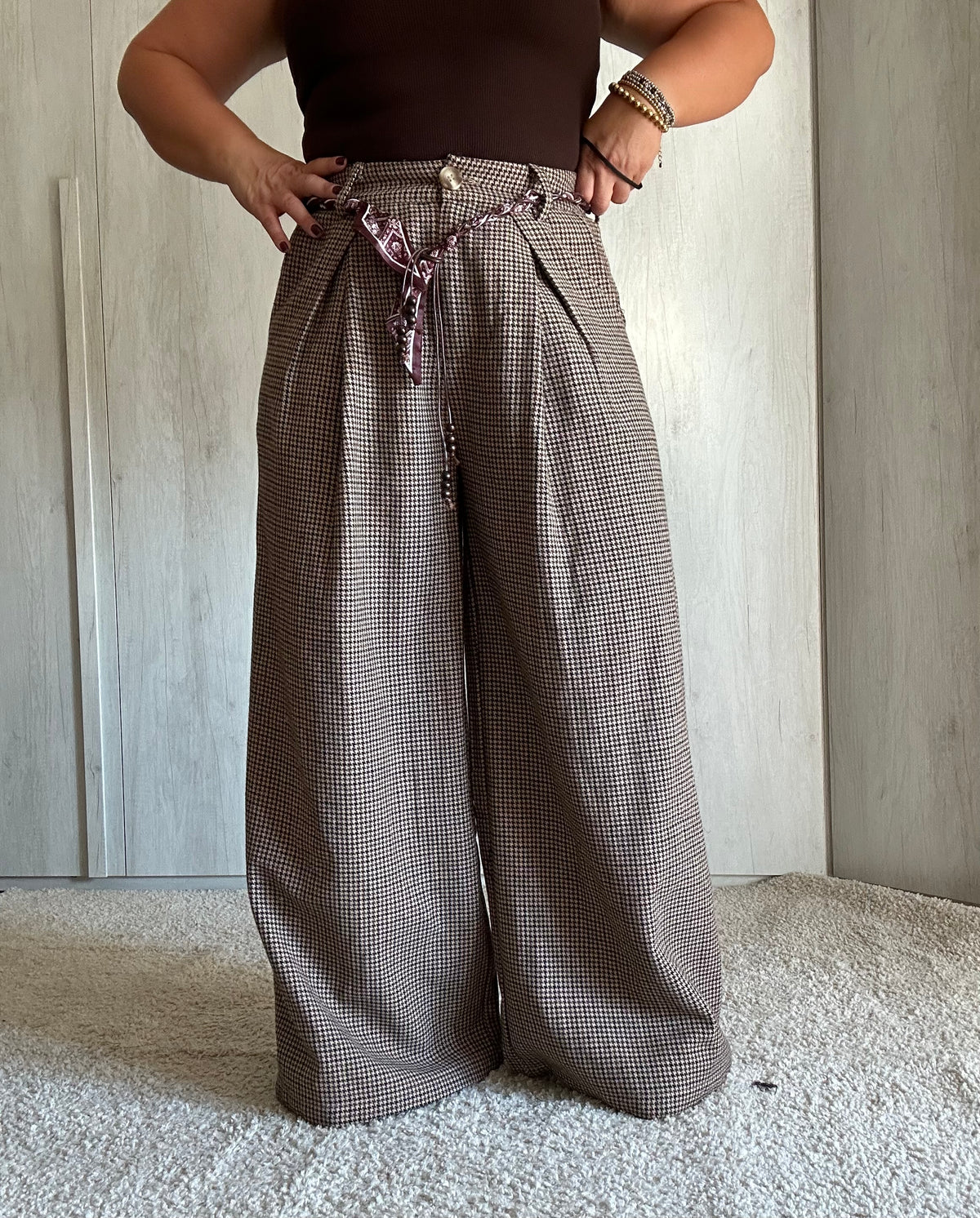 Pantalone Pied De Poule