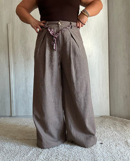 Pantalone Pied De Poule